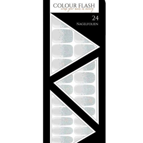 Colour Flash - Magician Dust, silver fading holographic glitter design - Picture 7 of 7